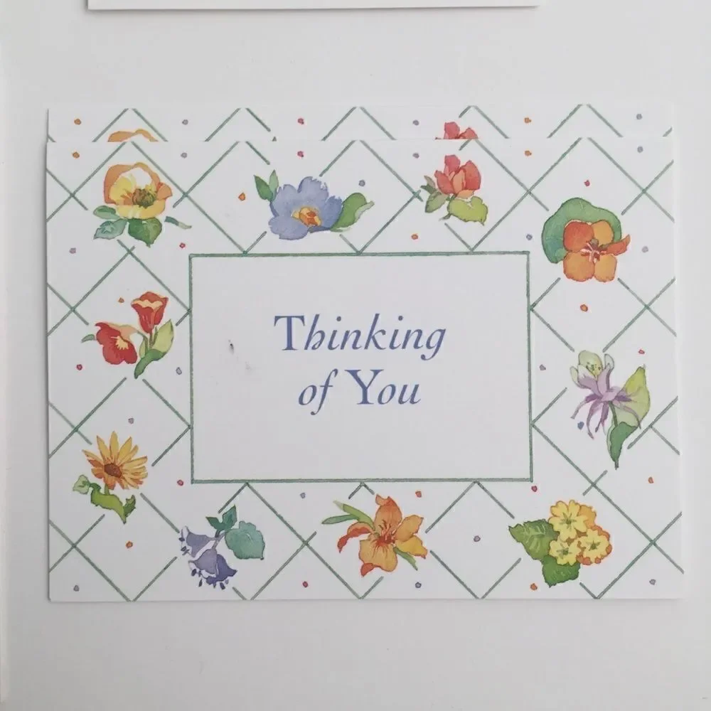 Vintage Current Birthday Cards Bundle/Lot 8 Floral Design Printed in the USA